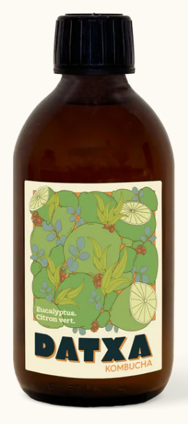 Kombucha Eucalyptus Citron Vert - Bouteille De 300ml, Colis De 12 - BIO Pays Basque -3,6Kg